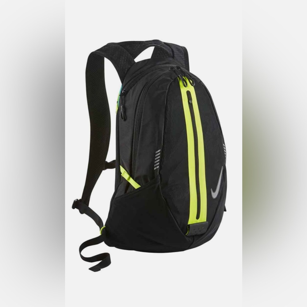 Nike Run Engineered Ultra-Light Backpack Unisex Black Volt 10L